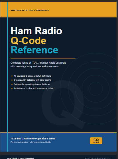 Ham Radio Q Code Reference