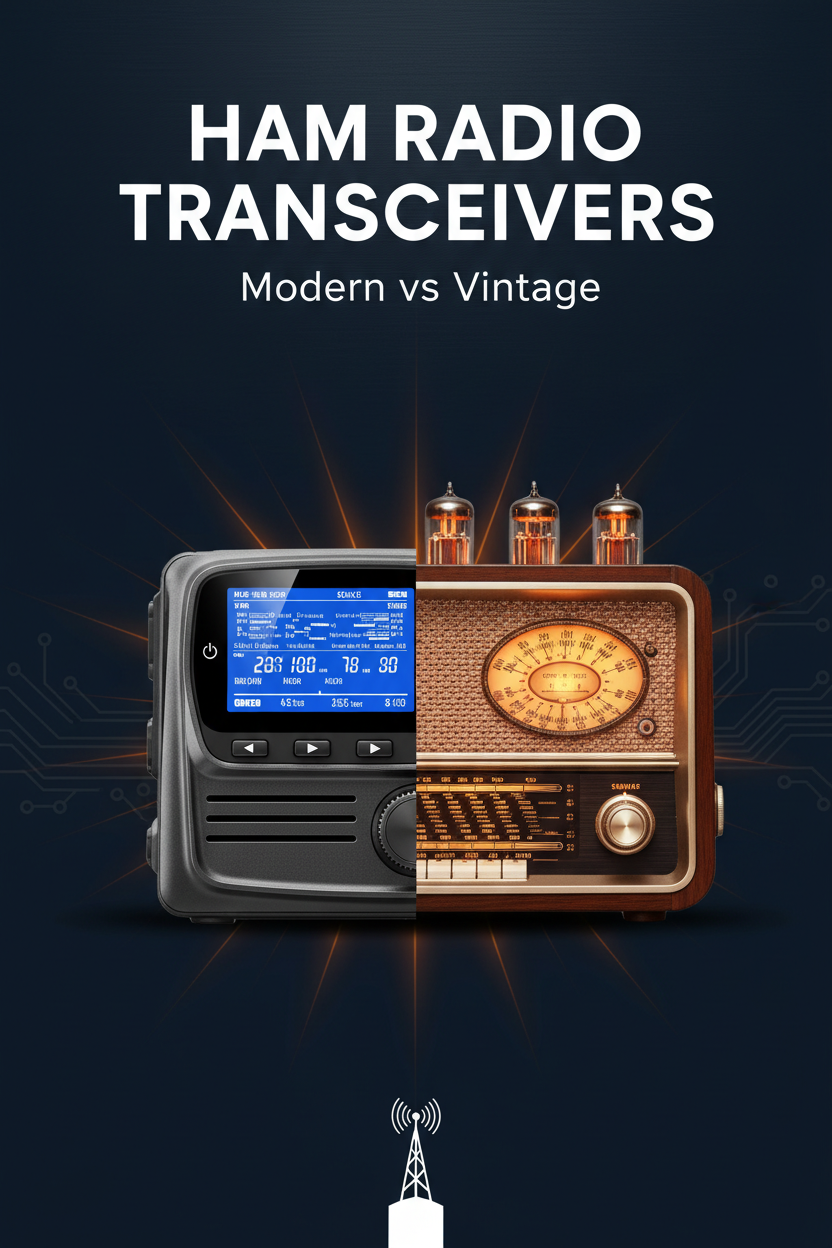 HAM Radio Transceivers: Modern vs Vintage Cover