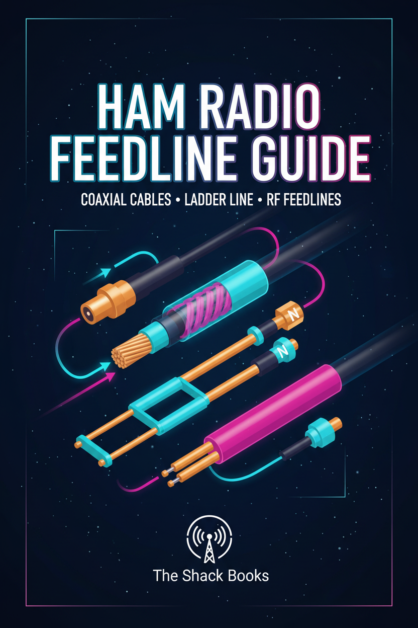 Ham Radio Feedline Guide illustrated ebook cover